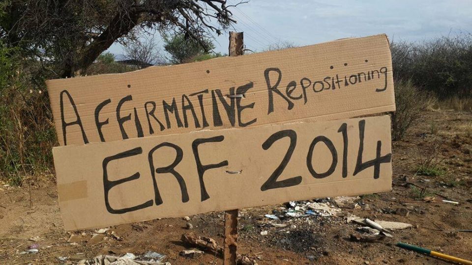 AR activists during a peaceful protest